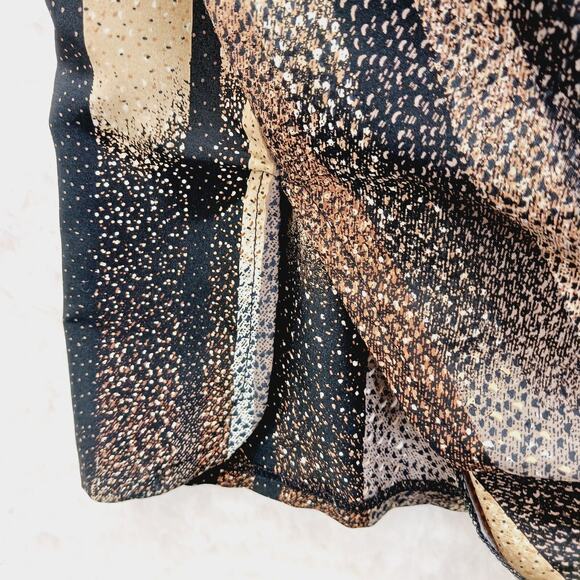 Blouse Size 14 Black Brown Beige Officewear Casual Professional Secretary Resort - Picture 7 of 16